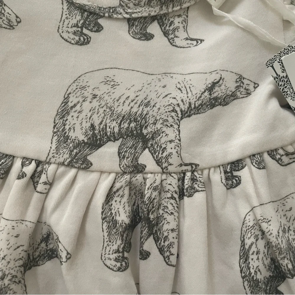 KATE QUINN Bell Sleeve Dress Polar Bears - Picture 3 of 5
